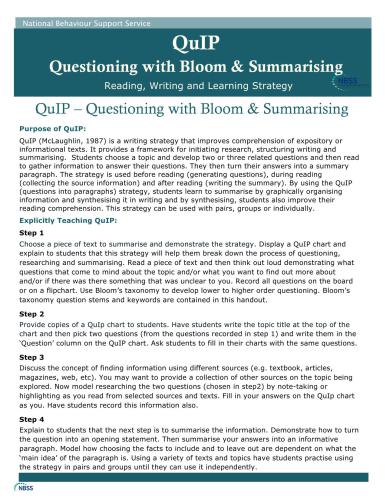 کوپه پرسش با بلوم و آمپر؛ خلاصه خواندن، نوشتن و استراتژی یادگیری