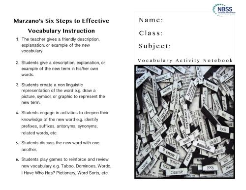 ﻿دفترچه فعالیت واژگان