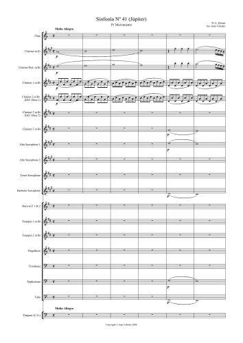 ﻿Sinfonia Nr.41 (مشتری). IV Movimiento