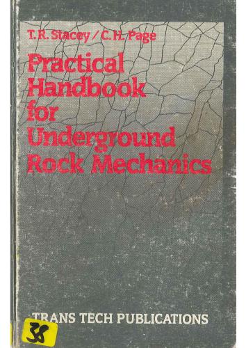 ﻿کتاب راهنمای عملی مکانیک سنگ زیرزمینی