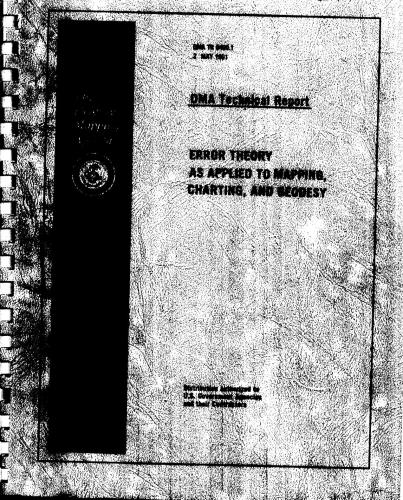 ﻿M. تئوری خطا به عنوان کاربردی در نقشه برداری، نمودار و ژئودزی