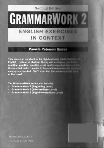﻿GrammarWork 2: English Exercis in Context