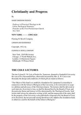 ﻿مسیحیت و پیشرفت