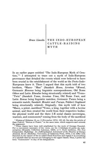 ﻿افسانه حمله به گاوهای هند و اروپایی