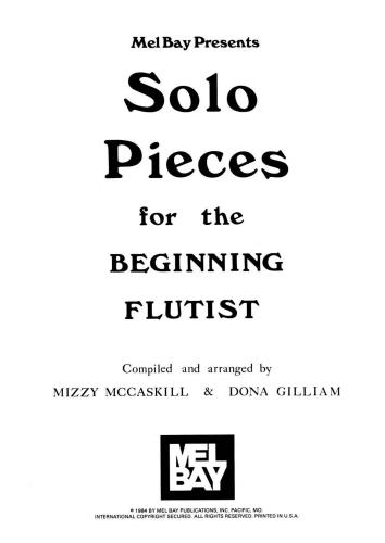 ﻿قطعات انفرادی برای نوازنده نوازنده فلوت