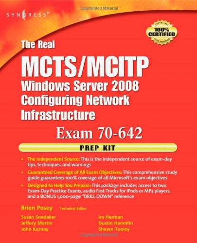 ﻿کیت آمادگی آزمون واقعی MCTS/MCITP 70-642: راه حل های مستقل و کامل