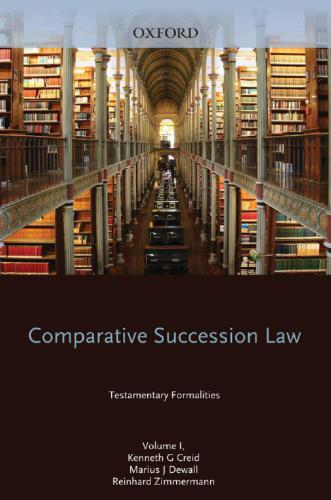 ﻿قانون جانشینی تطبیقی. تشریفات عهدی