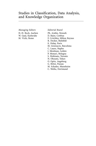 ﻿طبقه بندی - چالش همه جانبه: مجموعه مقالات بیست و هشتمین کنفرانس سالانه Gesellschaft für Klassifikation e.V. ، دانشگاه دورتموند ، ... تجزیه و تحلیل داده ها و سازمان دانش)