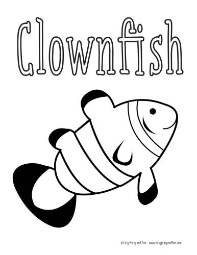 ﻿صفحات رنگ آمیزی حیوانات اقیانوس و دریا برای کودکان