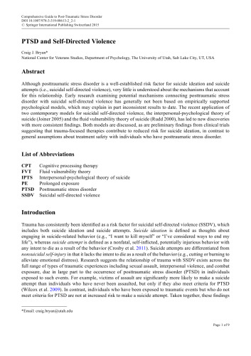 راهنمای جامع اختلال استرس پس از ضربه