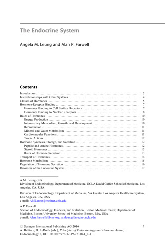 ﻿اصول غدد درون ریز و عمل هورمونی