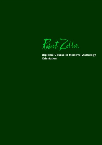 ﻿دوره دیپلم در طالع بینی قرون وسطی