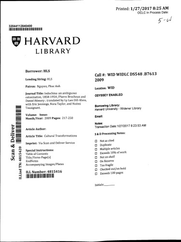 ﻿هندوچین: یک استعمار مبهم، 1858-1954