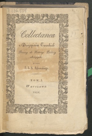 ﻿Collectanea از تاریخ چیزهای ترکی تا تاریخ لهستان.