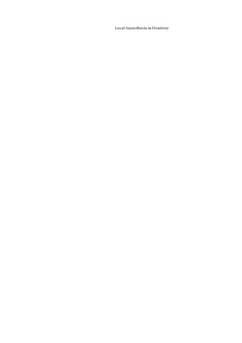 ﻿بی حسی موضعی در دندانپزشکی