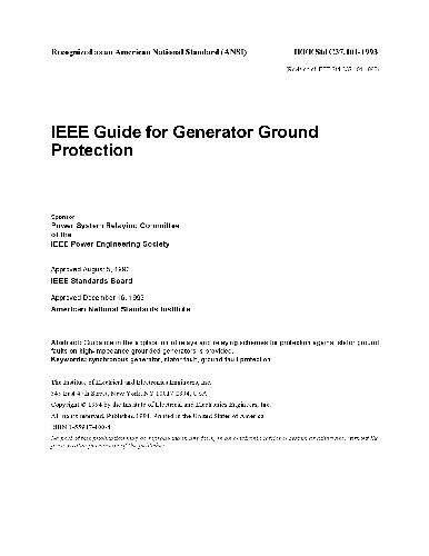 ﻿Ieee Std c37.101-1993