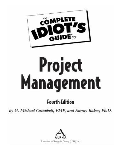 راهنمای کامل احمق ها برای مدیریت پروژه