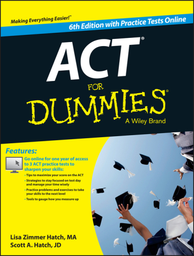 ACT For Dummies ، با تمرین آنلاین تمرین 6th Edition