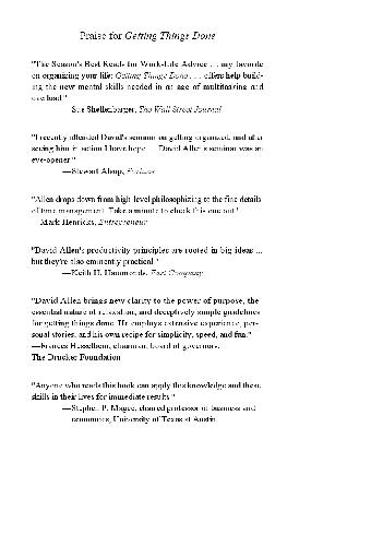 ﻿انجام کارها. هنر بهره وری بدون استرس