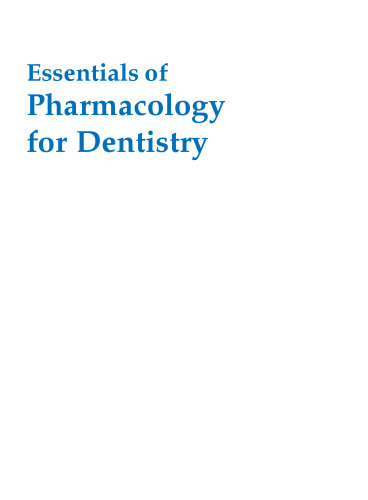 ﻿Jaypee Brothers 1 Essentials of Pharmacology for Dentistry