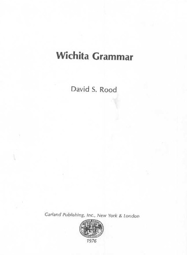 ﻿دستور زبان ویچیتا