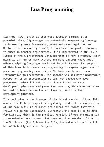 ﻿برنامه نویسی لوا