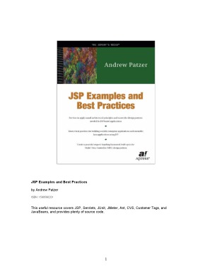 ﻿نمونه های JSP و بهترین روش ها