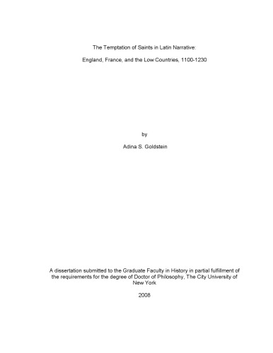 ﻿وسوسه مقدسین در روایت لاتین: انگلیس ، فرانسه و کشورهای کم ، 1100-1230