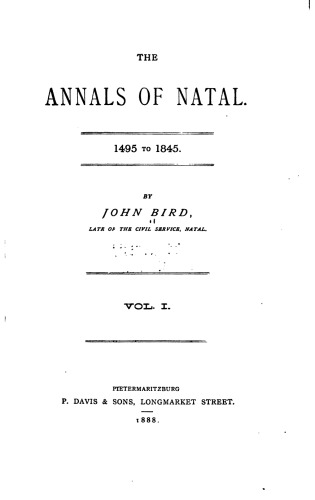 ﻿سالنامه ناتال. 1495 تا 1845