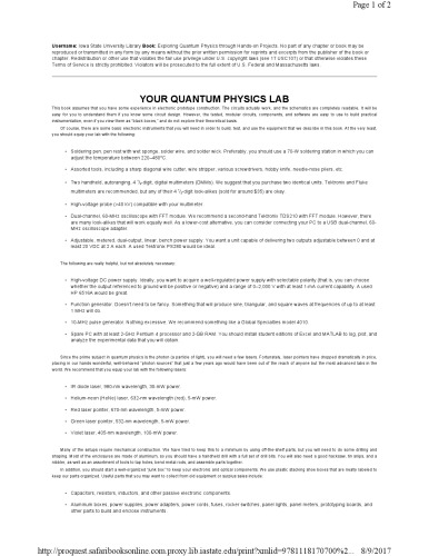 ﻿بررسی فیزیک کوانتوم از طریق پروژه های عملی