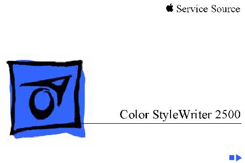 ﻿منبع سرویس Apple Color StyleWriter 2500