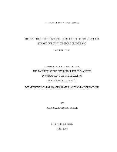 باستان شناسی - دفاع از لوانت در عصر برنز