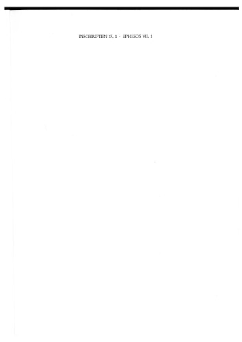 ﻿The Inscriptions of Ephesus, Part 7.1: Nos. 3001-3500 (Repertory)