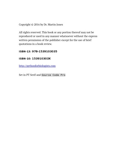 ﻿توسعه موثر پایتون برای زیست شناسان