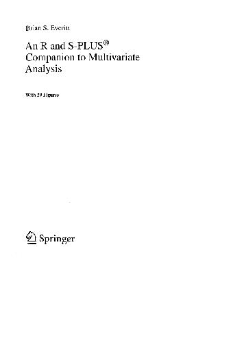 E An R و Splus Companion to Analysis Multiariate