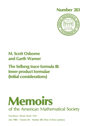 ﻿Selberg Trace Formula III: Inner Product Formula