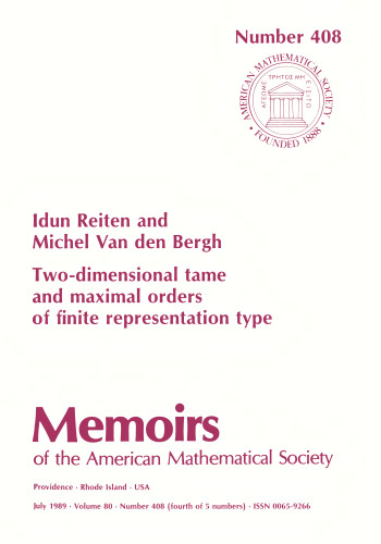 Tame دو بعدی و حداکثر سفارشات نوع نمایندگی محدود