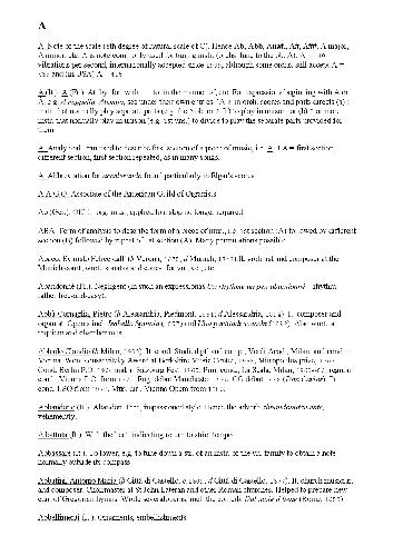 فرهنگ لغت موسیقی آکسفورد