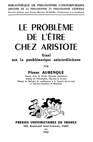 ﻿مسئله هستی در ارسطو