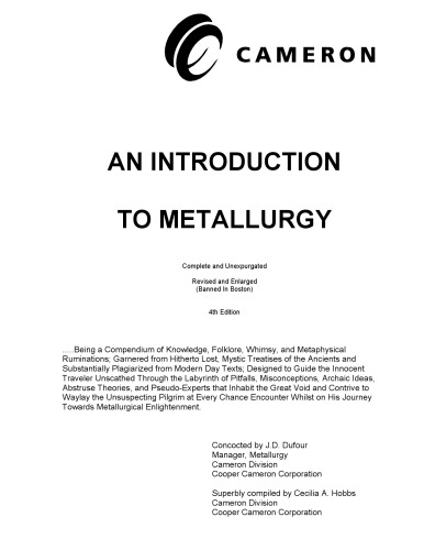 ﻿مقدمه ای بر متالورژی