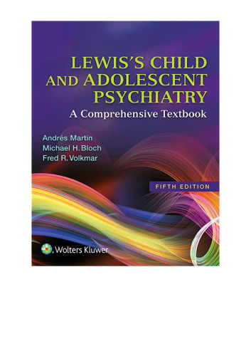 Lewis’s Child and Adolescent Psychiatry: یک کتاب درسی جامع