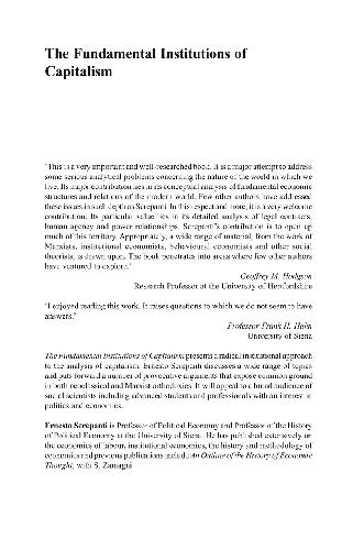 Screpanti نهادهای اساسی سرمایه داری