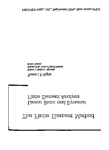 ﻿روش المان محدود تحلیل المان محدود استاتیکی و دینامیکی خطی