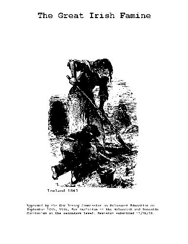 ﻿قحطی بزرگ ایرلند