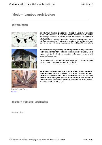 ﻿معماری مدرن بامبو