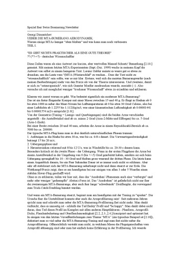 ﻿MTA BOOMERANG AERODYNAMICS