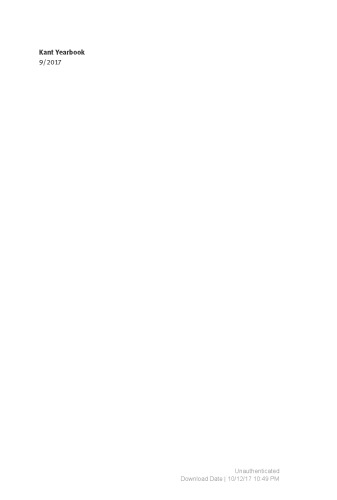 ﻿کتاب سال کانت 9/2017 فلسفه علم