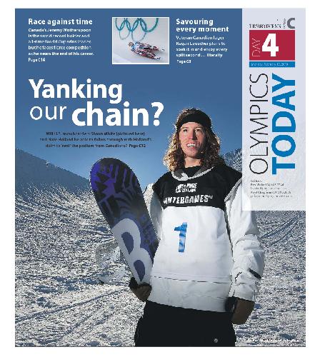 ﻿روز المپیک خورشید ونکوور 15 فوریه 2010 (Elements)