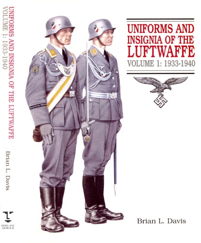 لباس و علامت های تجاری از Luftwaffe دوره 1 1933-1940