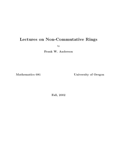 ﻿سخنرانی در مورد حلقه های غیر تعویضی